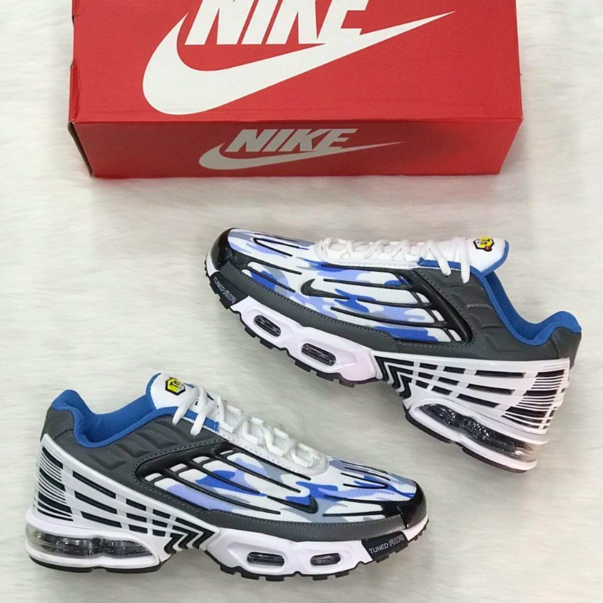 tenis nike air max plus original hombre color blanco azul negro Comprar tienda onlineshoppingcenterg Colombia centro de compras en linea